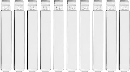 10 Uds. Llaves con tapa para coche, VA2, VA6, sin cortar, llave remota inteligente, hoja en blanco, llave de repuesto de emergencia para vehículos,