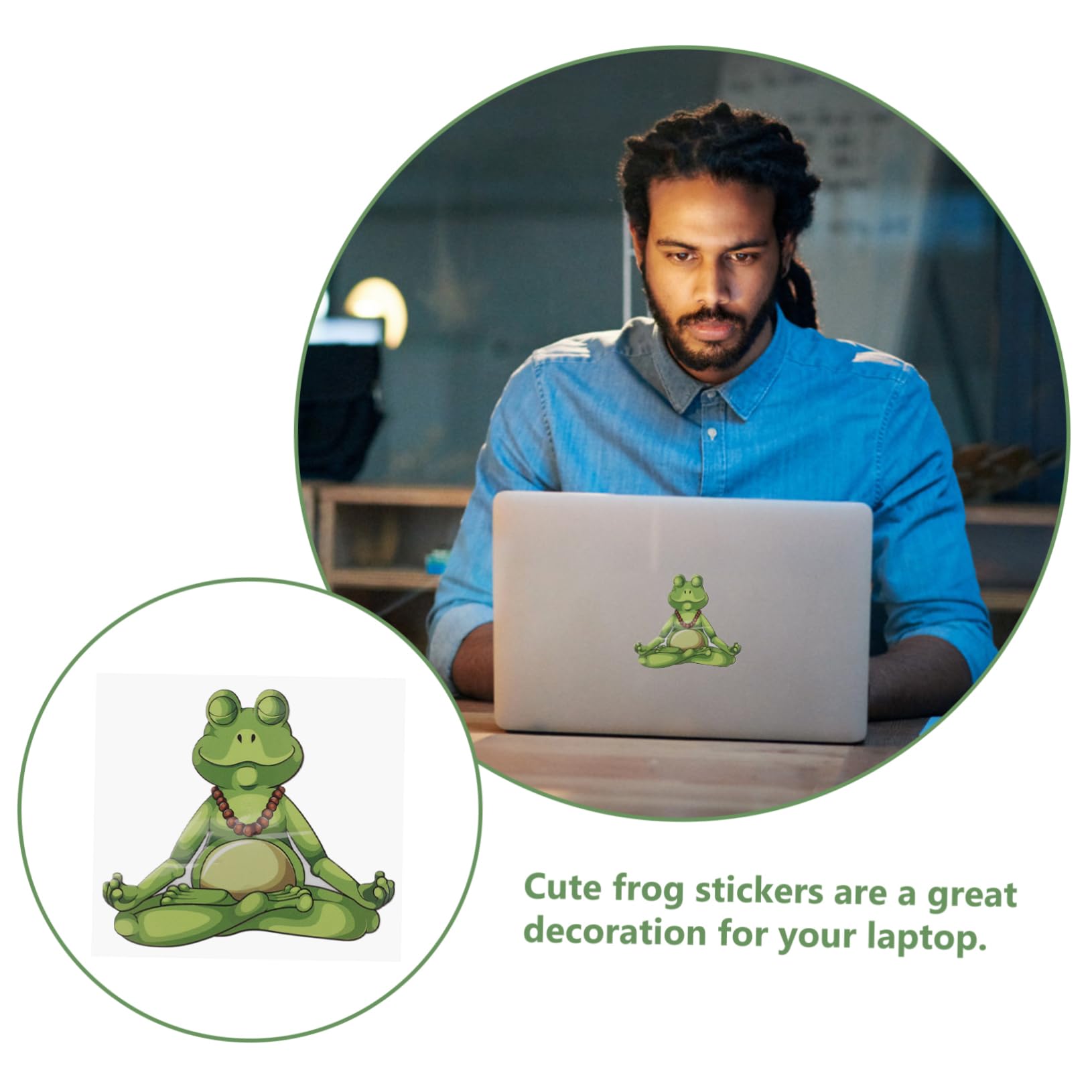 Amazon | SEWOART カエルステッカー 2枚セット 切り抜き帳用ステッカー ジャーナリング用プランナー クリエイティブデザイン  ノートやdiyプロジェクトに | デコレーション 通販