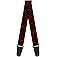 Guitar Strap Marble Black Red 2 Inches Wide