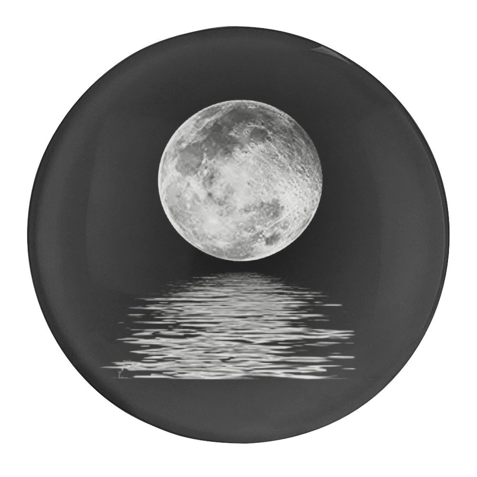 Fekiloot Style Full Moon Refrigerator Magnet Fridge Magnet4 Pcs