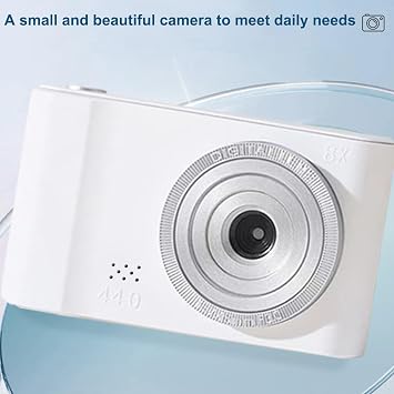 Digital Camera for Beginners, Blogging Camera - 4400W UHD Autofocus Digital Camera without 4K Storage Card | Compact Security Compact Camera with Digital Zoom 8x