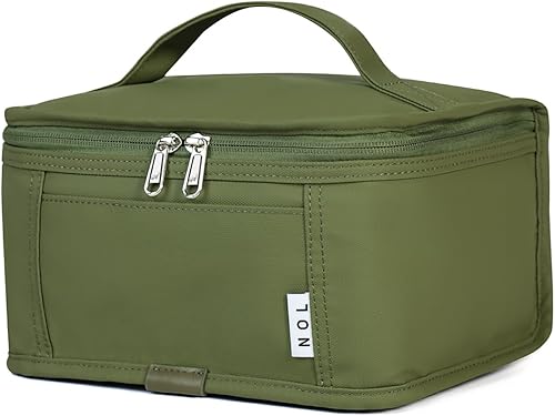 Miniatura 25 de NOL Natural Organic Lifestyle Bolsa de almuerzo pequeña Lonchera mini con aislamiento para hombres/mujeres Bolsa de almuerzo a prueba de fugas Verde