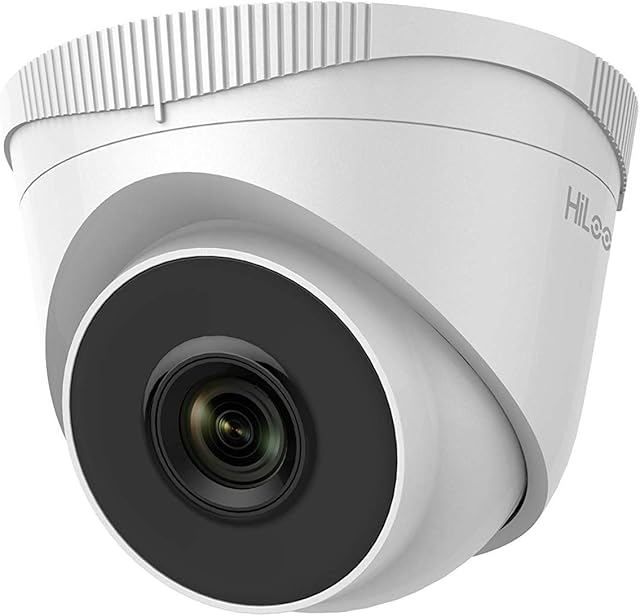 HiLook by Hikvision IPC-T250H-M 5MP Turrent PoE Network Camera with 30m Night Vision IP67 Waterproof Power over Ethernet -White (2.8mm)