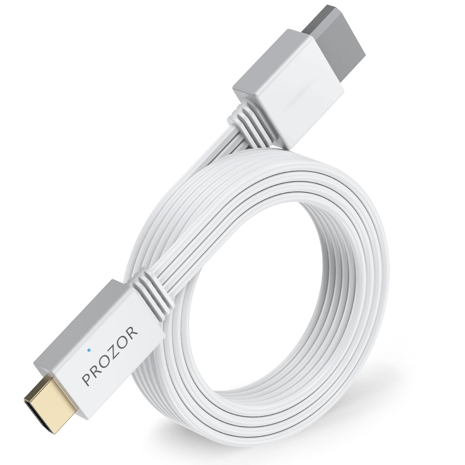 PROZOR Adaptador Wii a HDMI 1080P con Cable Integrado 2M Convertidor Wii HDMI Plug and Play Compatible con Nintendo Wii/Wii U Soporte 720P/1080P Conexión Directa a TV Monitor o Proyector | Compatible con Wii y Wii U Conversor de Vídeo y Audio Digital Cabl