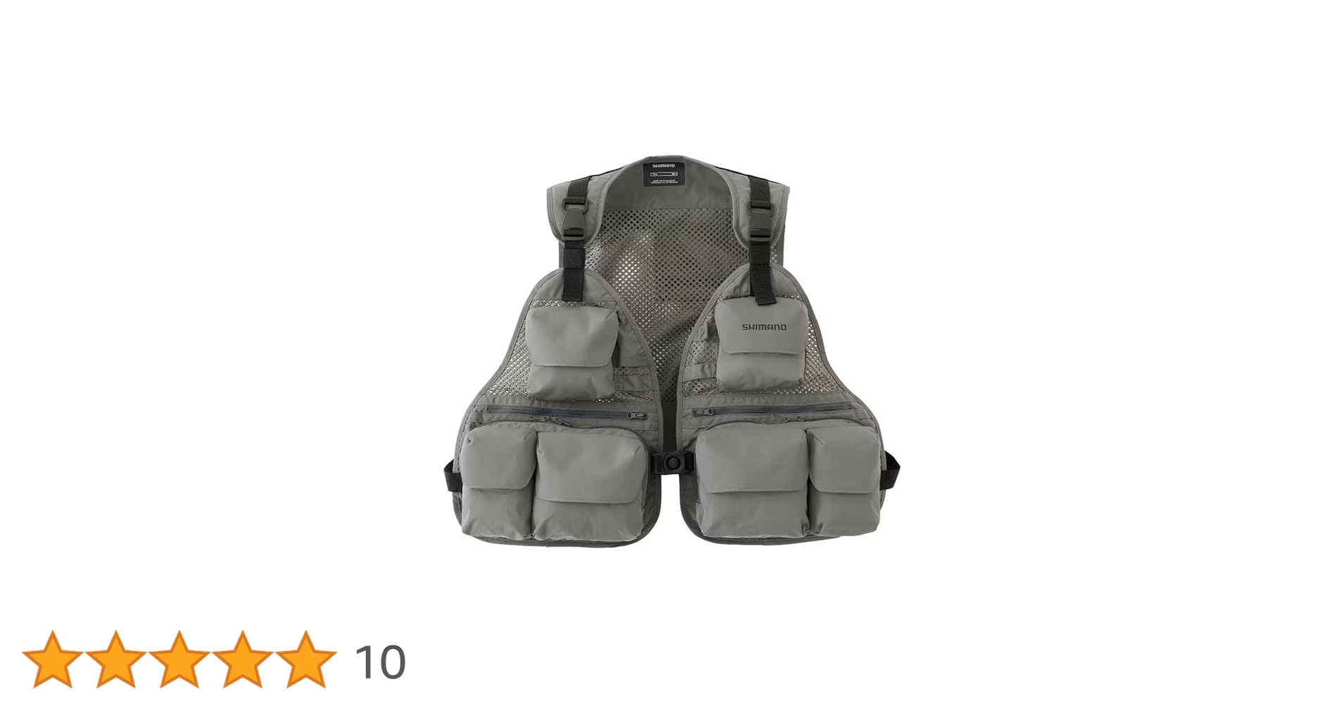 Amazon | [シマノ] ストリームメッシュベスト F VE-066V グレー