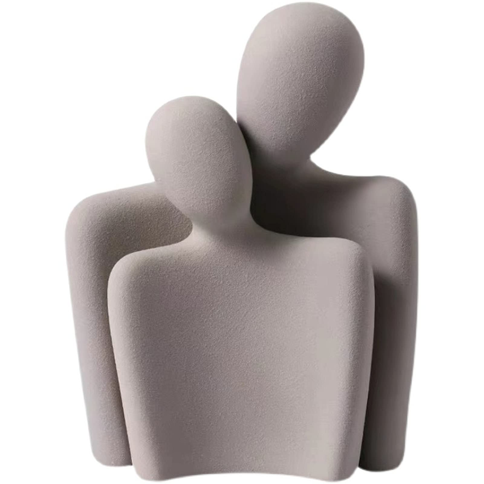 CNfhFRY statue， Romantic Couple Art Sculpture, Home Office Shelf Decoration Marriage Celebration(H)