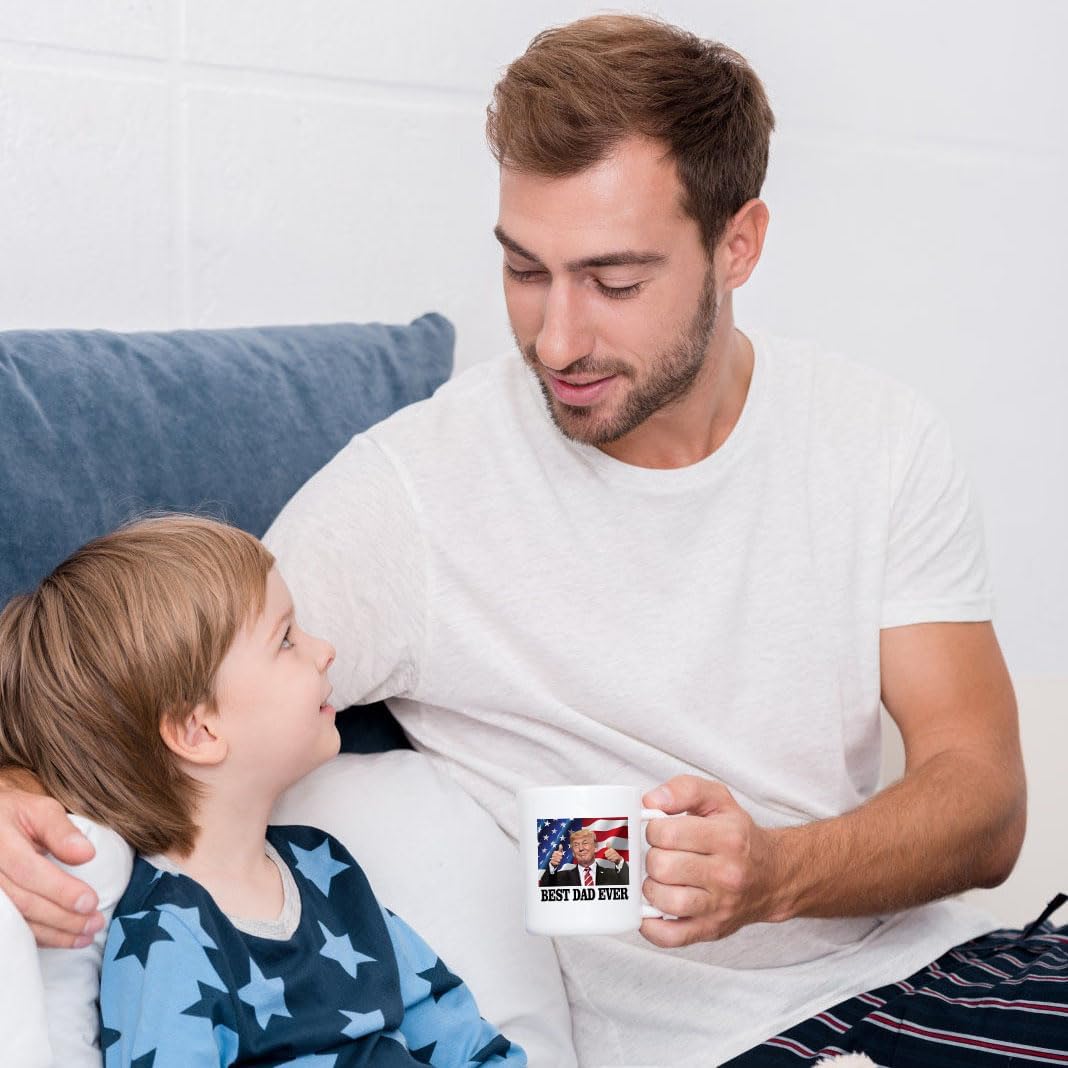 Christmas Day Gift Ideas for Father, Best Dad Ever 11OZ Funny Coffee Mug Birthday Gift for Men, Grandpa, Husband (Dad) - Image 6