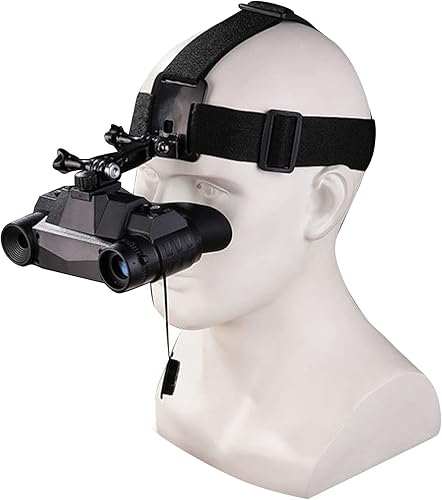 Dpofirs Binoculares digitales de visión nocturna gafas digitales infrarrojas FHD de 1080p para caza campamento vigilancia telescopio montado en la