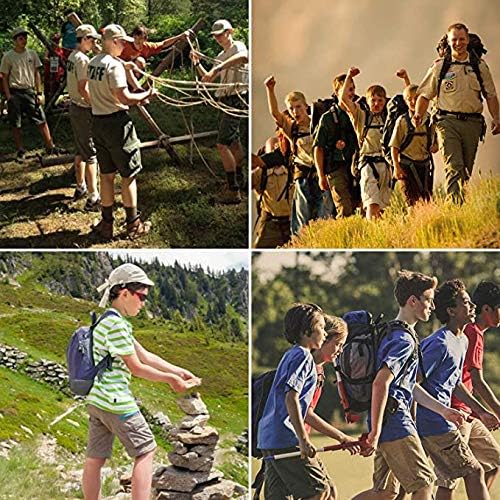 JOMLUN Boy’s Scout Pants Convertible Hiking Quick Dry Zip Off Pants Outdoor Climbing Casual Trouser Kids Youth Cargo Pants - Image 6