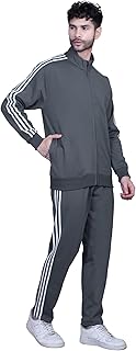 right angle Winter Fleece Tracksuit with Zip for Men || Full Zipper Sweatshirt and Pajama Set for Men-picture-16