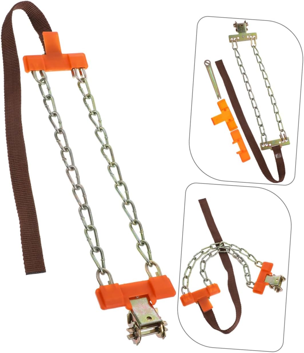 Mikinona Anti-skid Tire Chains for Winter Reusable Snow Chains for Small Cars Suvs Easy Installation Enhanced Traction Stability for Emergency Winter Driving