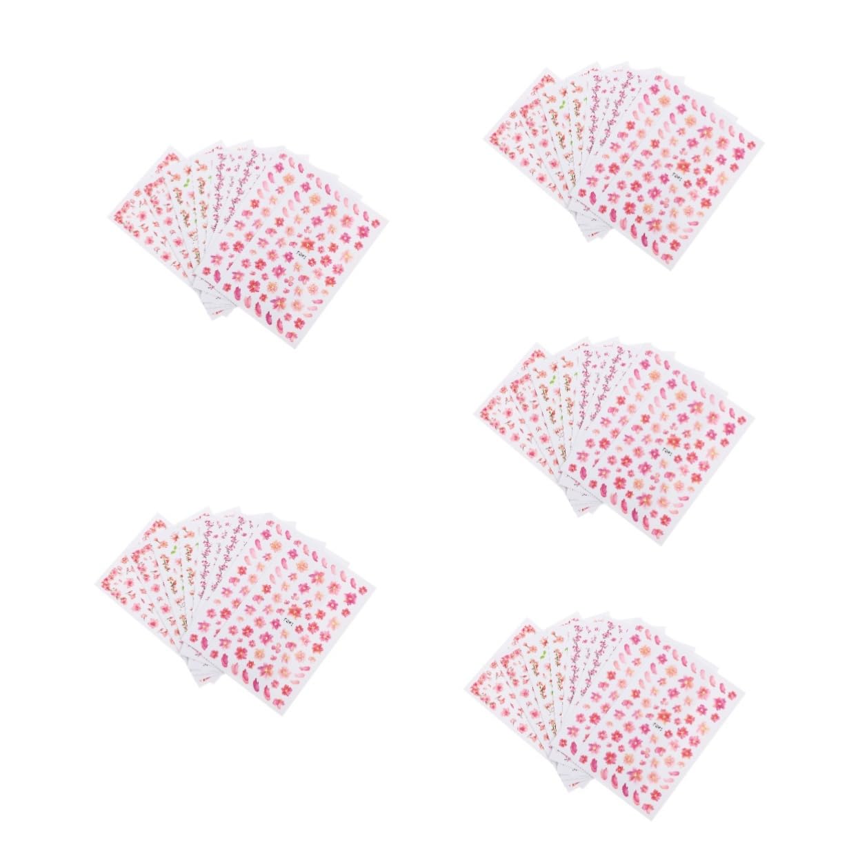 Stickers nail art fleurs Healvian pour sublimer votre manucure japonaise au quotidien