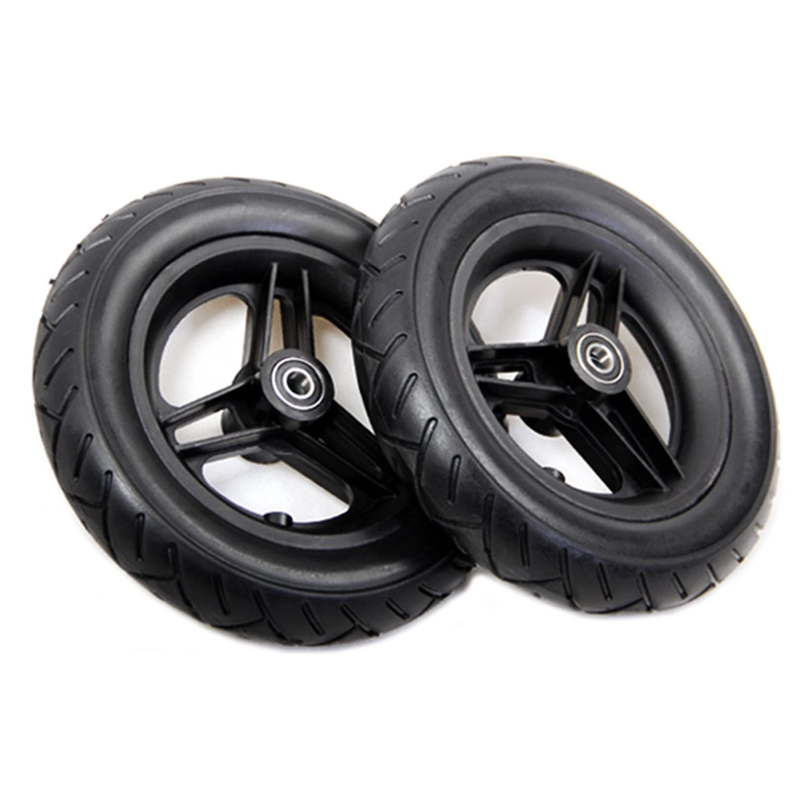 Rueda Delantera para Silla de Ruedas de 10 Pulgadas Ruedas para Silla de Ruedas eléctrica Ruedas sólidas Accesorios para Silla de Ruedas Un par de Ruedas Delanteras Peque