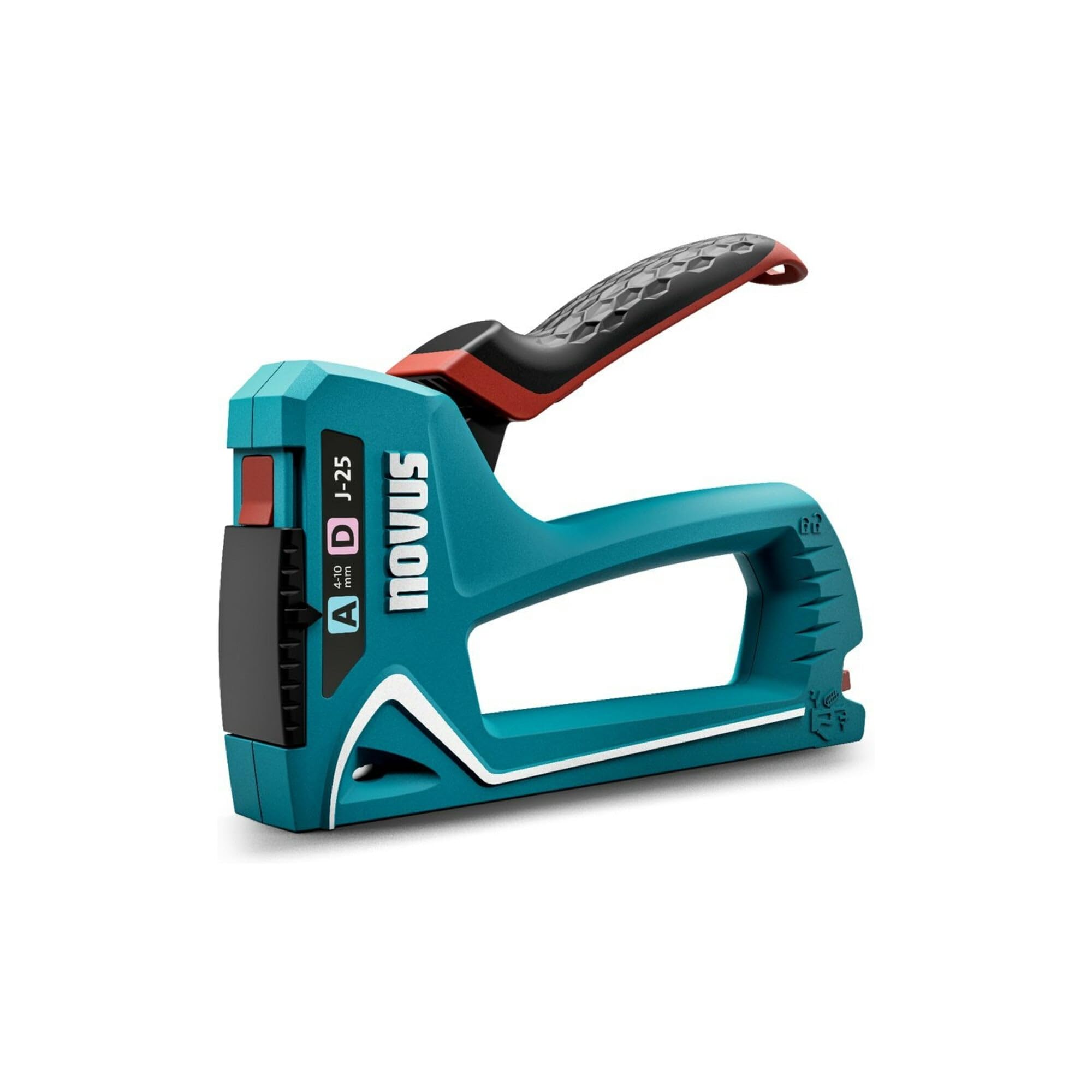 Novus J-25 Stapler - Stapler for Fine Wire and Flat Wire Staples from 4 to 10 mm and Hammer Staple G and H, Staple Gun, Professional Staple 030-0468