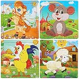 INTERACCIÓN CON LOS PADRES: juegue el juego de rompecabezas de madera con sus hijos, disfrute el tiempo en familia mientras todos interactúan juntos y construyen una infancia colorida para sus hijos.