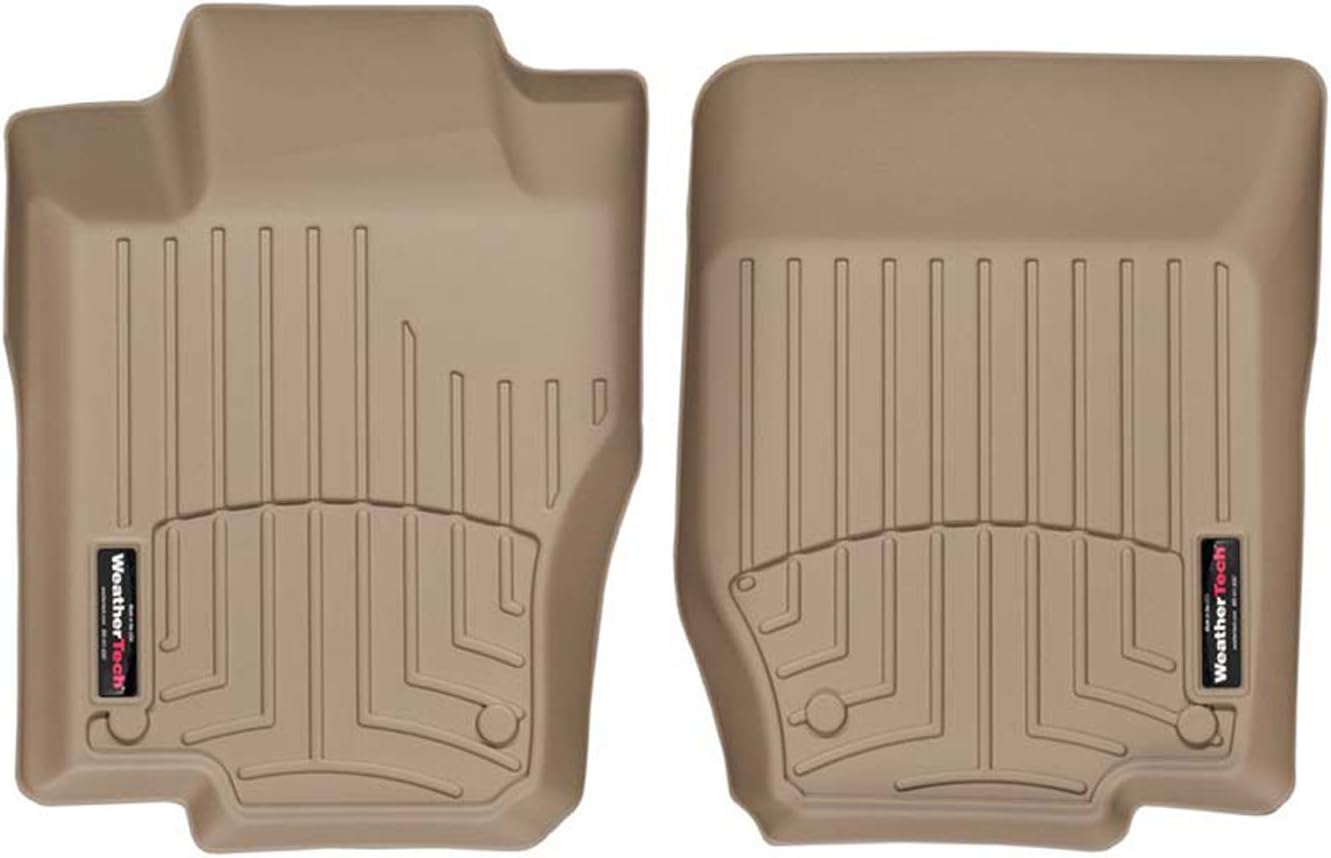 WeatherTech Custom Fit FloorLiners for Honda Civic Si, Civic, 1st Row (443731), Black