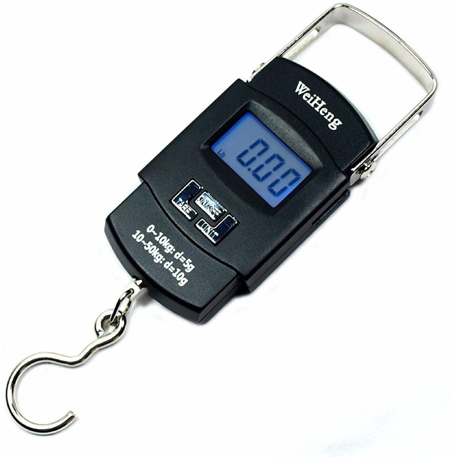 Weight Machine for Luggage, Wait Machine, Luggage Wighing Scale, Digital Weighing Scale, Bag Weighing Scale for Luggage, Electronic Portable Fishing Hook Type Digital LED Screen, 50 kg (Black) Vcx-212-image-28
