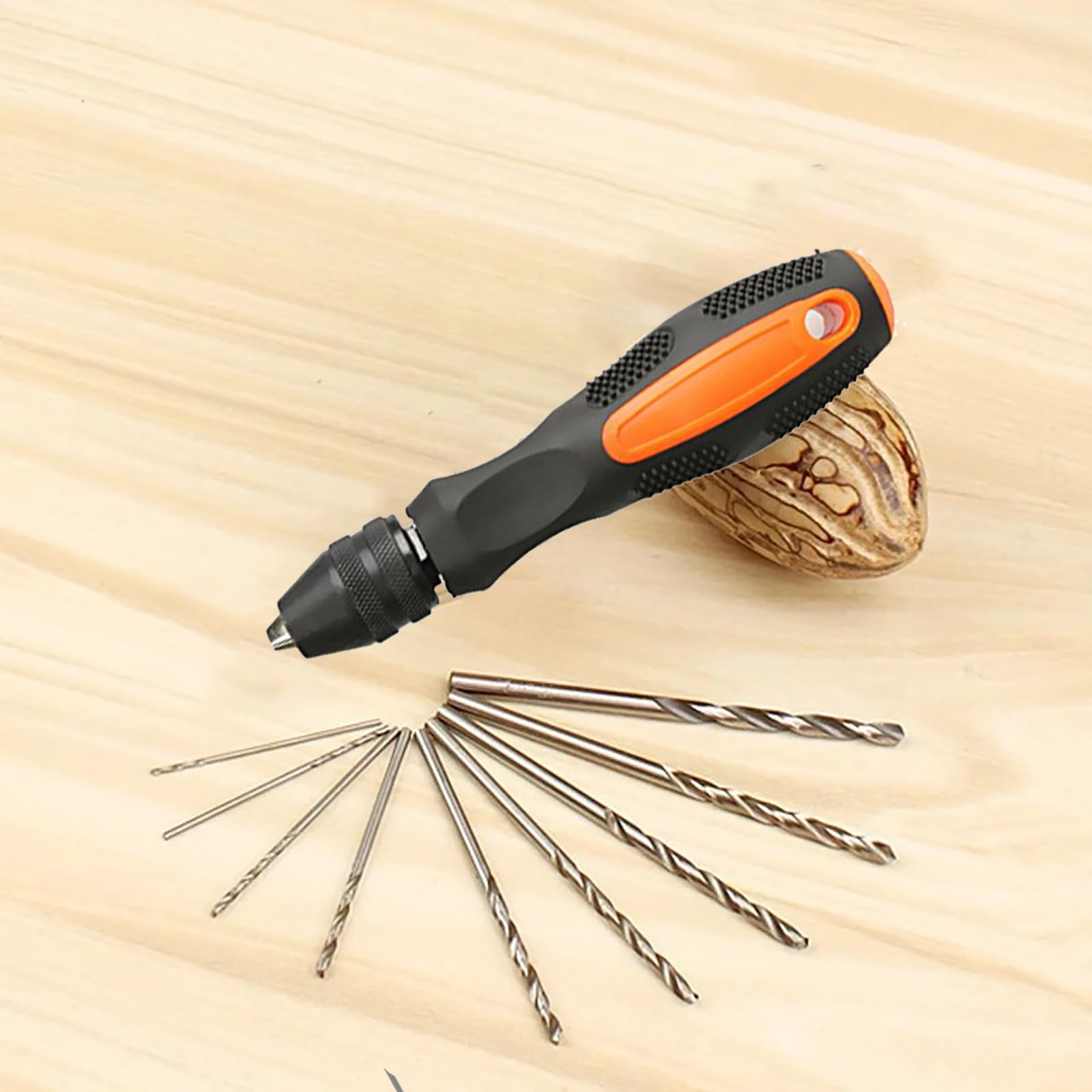 Pin Vise Handbohrer 0.5-8mm,DIY Mini Bohrer,Handbohrmaschine für Epoxidharz,Modellbau,PCB,Schmuckherstellung,Kunststoff