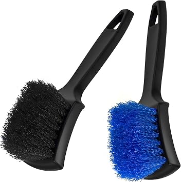 2 Pcs Detailing Car Wheel Cleaning Brush, Upgraded Bristles, Scratch-Free