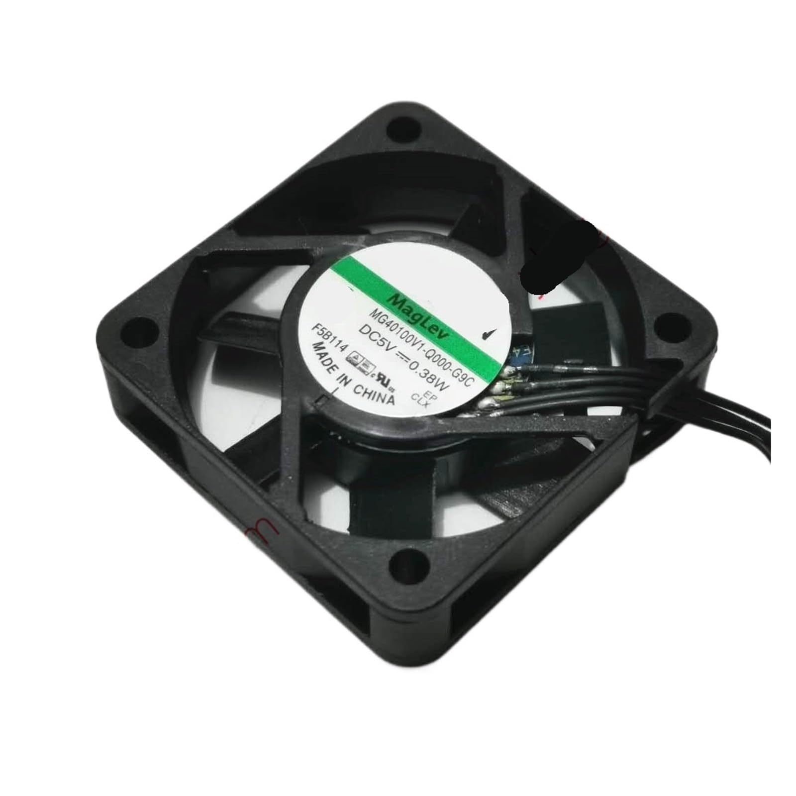 Ventilateur de serveur MG40100V1-Q000-G9C DC 5V 0.38W 40x40x10mm 4 fils pour boîtier