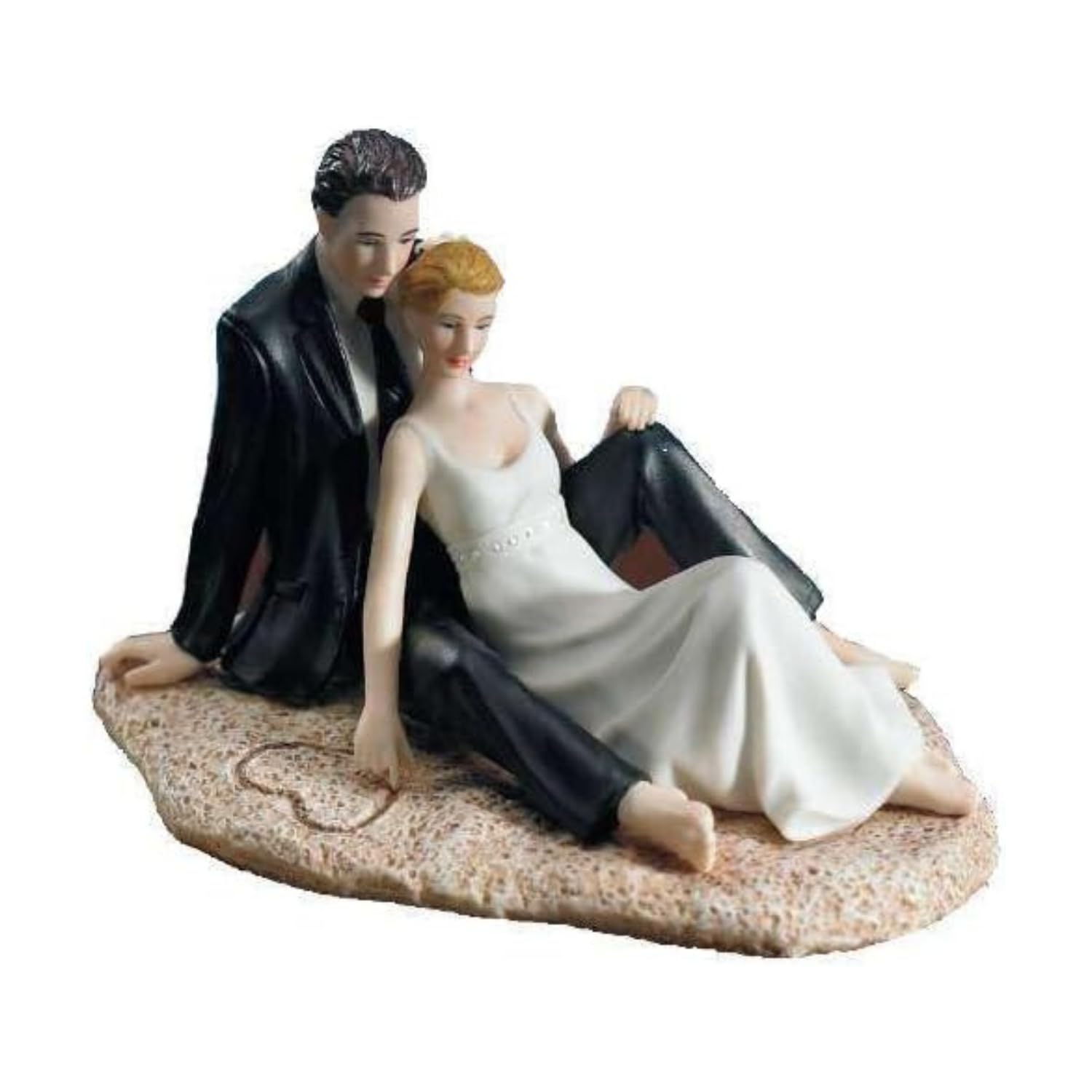 Cake Company Cake Topper Brautpaar am Strand I Hochzeit Tortendekoration für besondere Momente I Tortenfigur aus hochwertigem Material