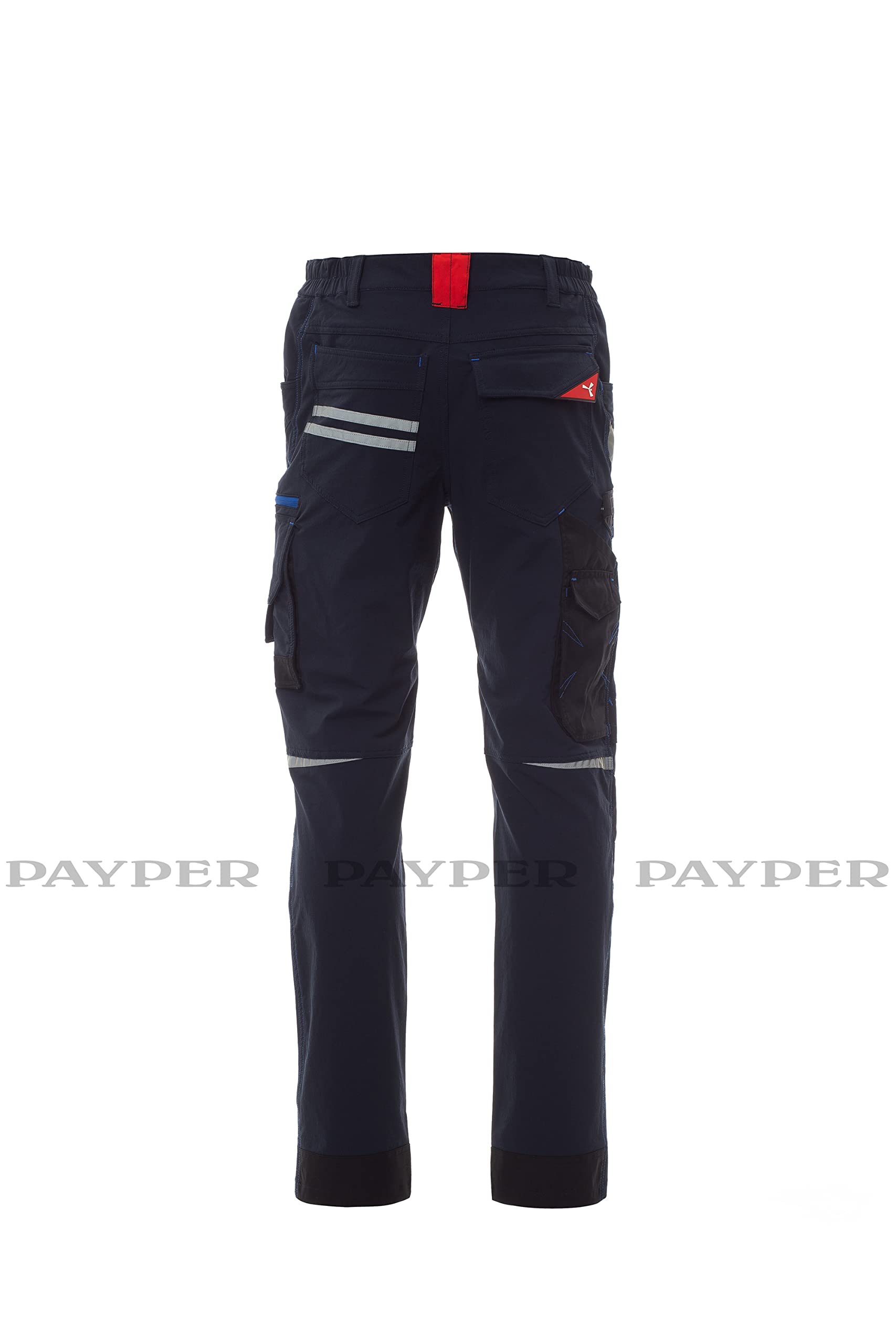 PAYPER NEXT4W 4-Way-Stretch Pantalone unisex, stretch, multistagione, con elastici laterali e passanti in vita, chiusura con zip