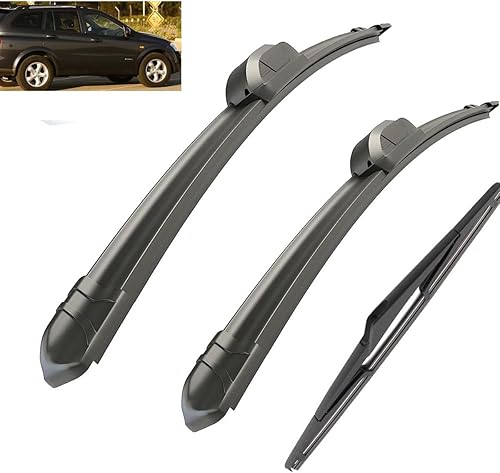 Juego de limpiaparabrisas delantero y trasero compatible con Ssangyong Kyron facelift 2011 2010 2009 2008 2007 22 pulgadas 19 pulgadas 12