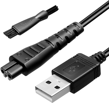 Charger for Remington Shaver 5V USB Shaver for Electric Remington Beard Trimmer Razor Charger Replacement for HC425,HC4255,F3,PF7500,MB4200,MB4130,XR1330,XR1350,XR1400,XR1470,XR1430Black