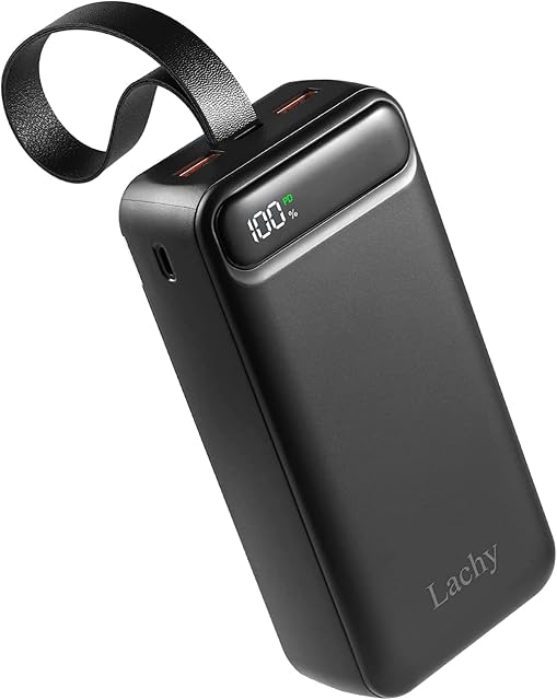 Lachy Power Bank 27000mah USB C Fast Charging Portable Charger [20W PD3.0 QC3.0] High Capacity Mobile External Battery with LED Lights & Display for iPhone 13 12 11 Samsung iPad Huawei Xiaomi etc.