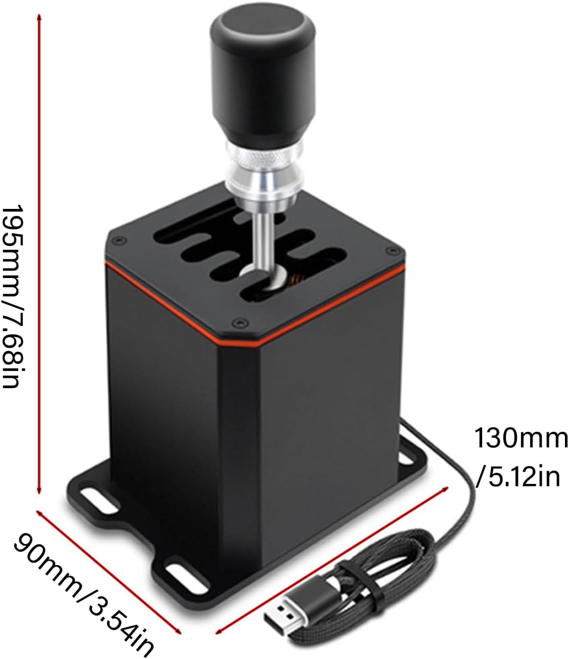 高さ調節可能なレーシングシフター USB シミュレーター シフター 簡単インストール ゲーム強化 ゲームアクセサリー ゲームアクセサ