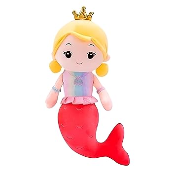 Liquortees Plush Mermaid Soft Dolls (Red)