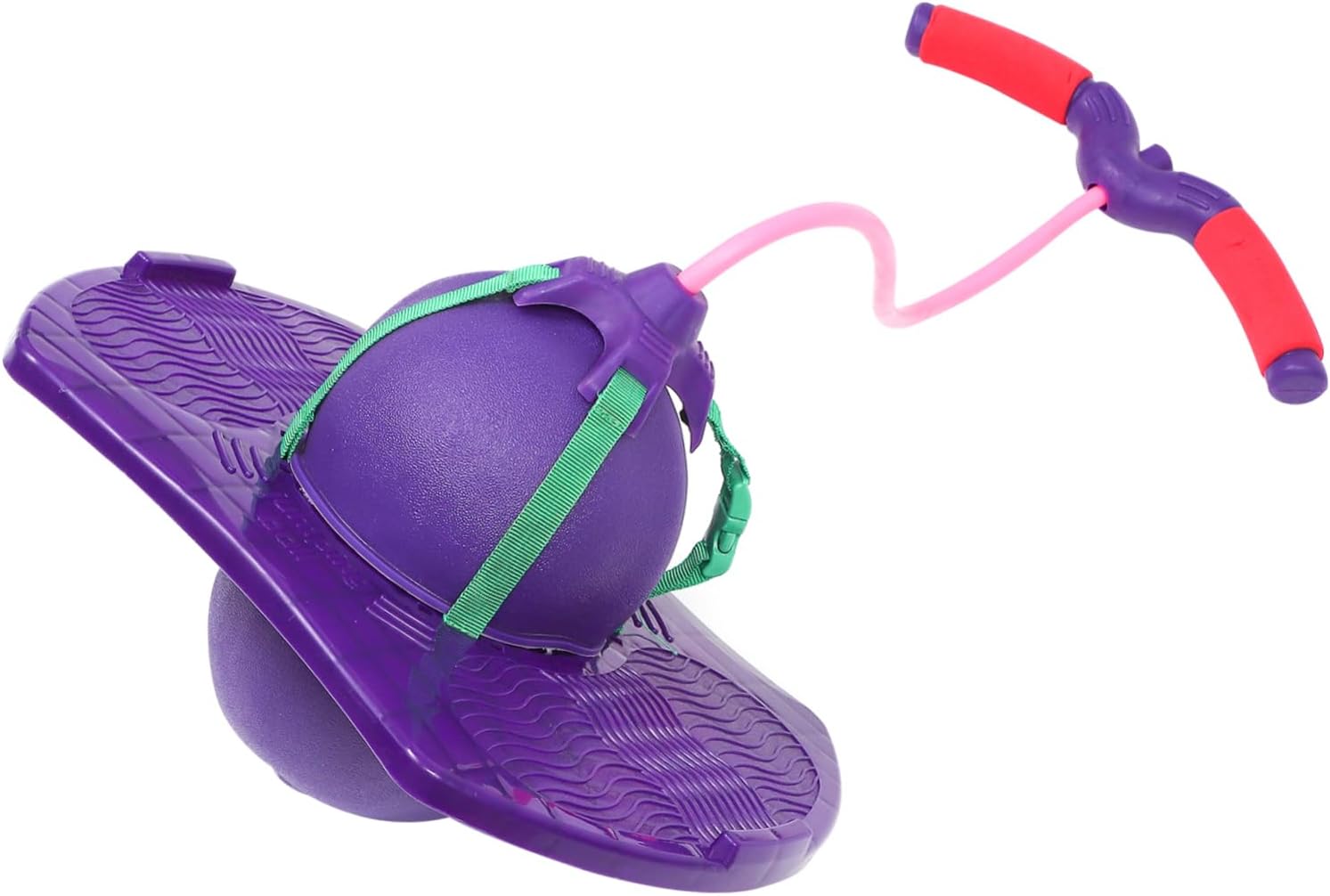 Bouncy Ball for Boys and Girls Children's Fitness Ball Toy Safe Plastic Construction Multi-use Random Color