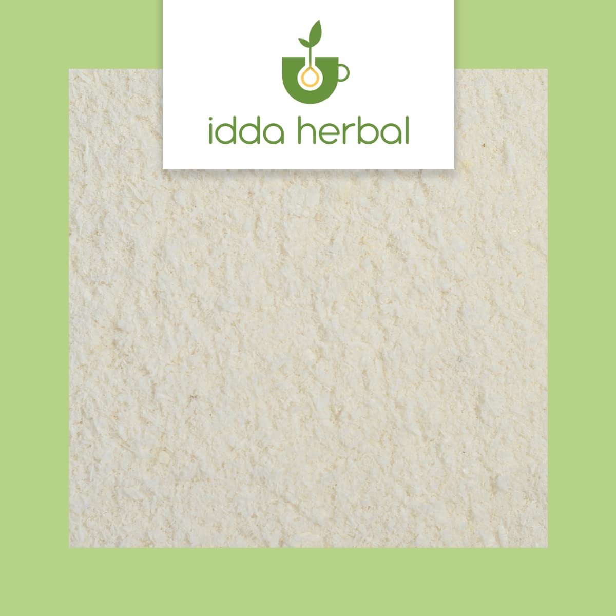 IDDA Herbal Coco Desecado 1kg, Pulpa de Coco Cruda Rallada para Hornear, Repostería y Postres