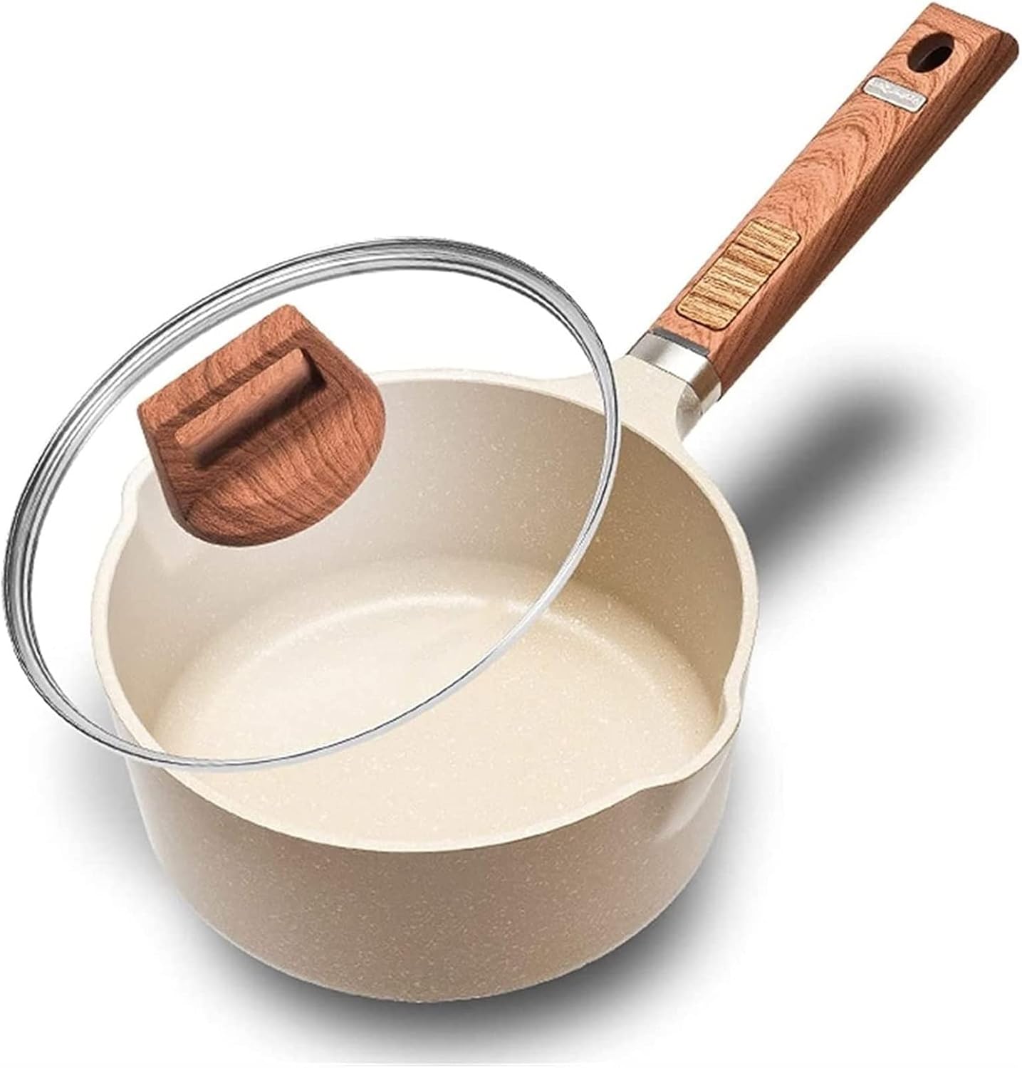 Wok Milk Pot Maifan Stone Non Stick Small Soup Pot Cooking Pot Frying Pan Pan Stove Universal Pot (Size : 18cm)