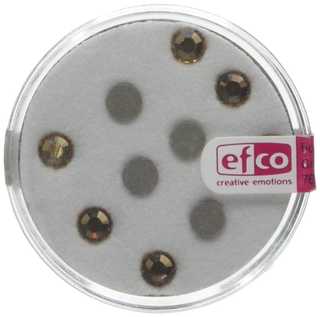 EfcoSwarovski strass flat-stones ø 5 mm 10 pcs. light colorado topaz, 3 x 3 x 2 cm