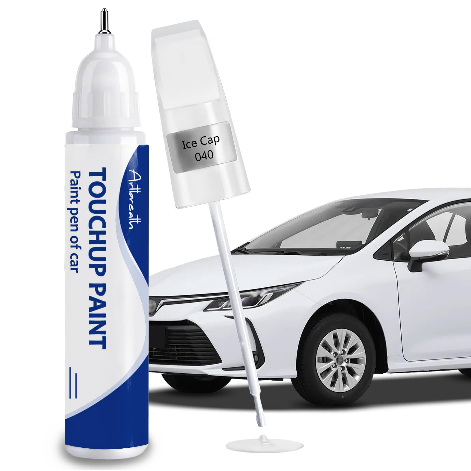 Ice Cap/Super White(040) Touch Up Paint for Toyota