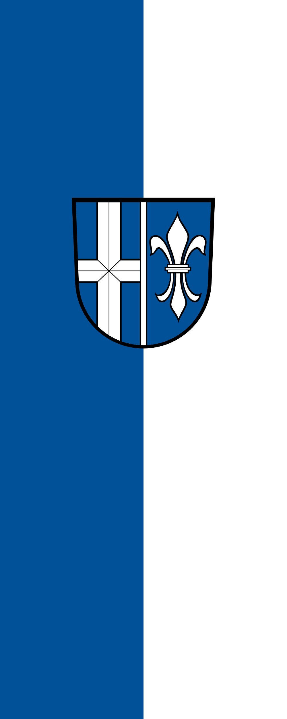 Drapeau Philippsburg de qualité supérieure format portrait 3.5m²