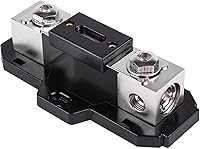Skar Audio 200 Amp ANL Inline Fuse Holder for 1/0 & 4 Gauge Wire - Zinc Alloy Car Audio Protection