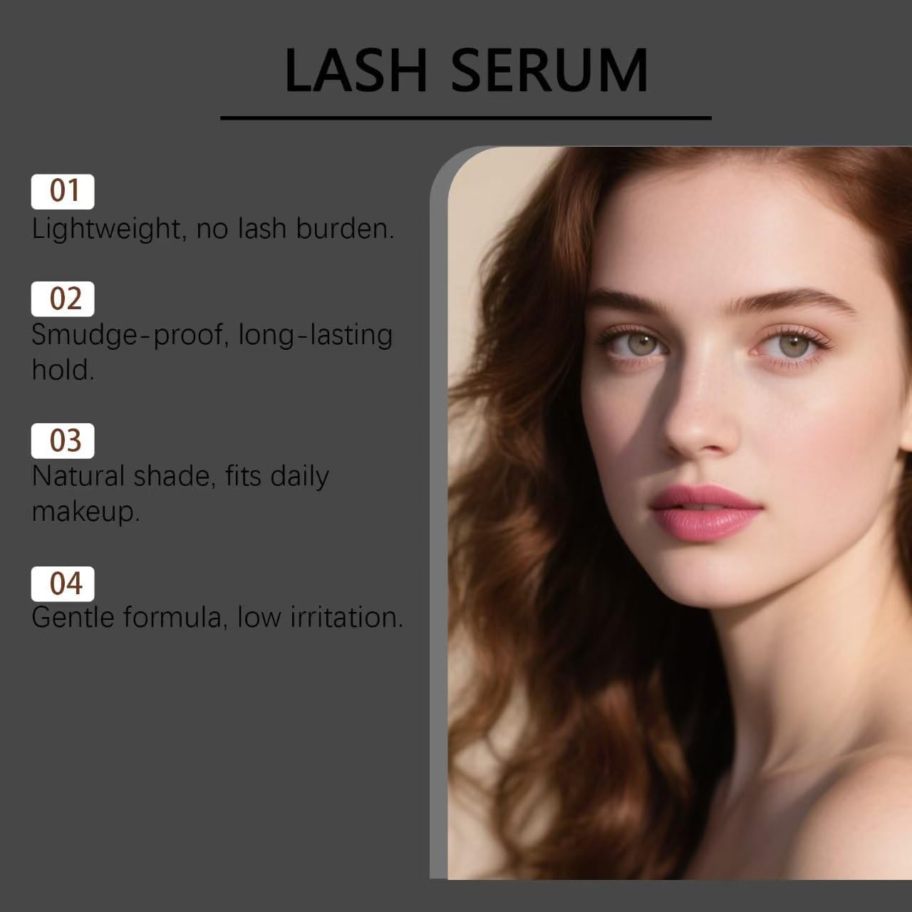 Sinsnlashes Wimpernpflege Serum, Pflegemittel für feine spärliche Wimpern, Wimpernpflege mit 95% natürlichen Inhaltsstoffen, ohne Hormone, ohne künstliches Parfüm für tägliche Augenpflege (3 pcs)