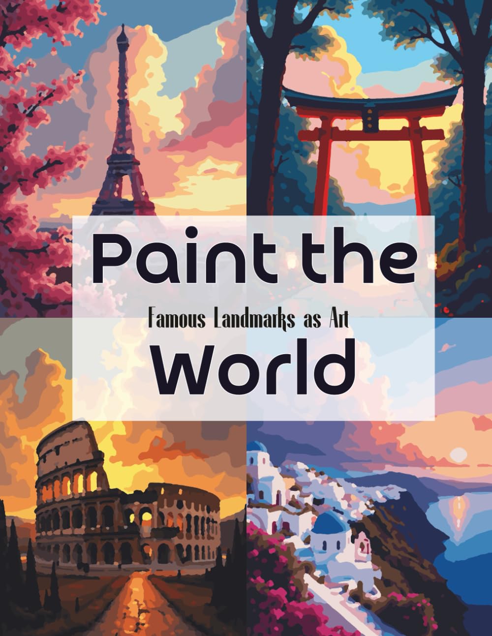 Paint the World – Famous Landmarks as Art – Paint by Numbers for Adults: A Creative Journey Through the World’s Most Iconic Places (Color the World: A Travel & Culture Coloring Collection)