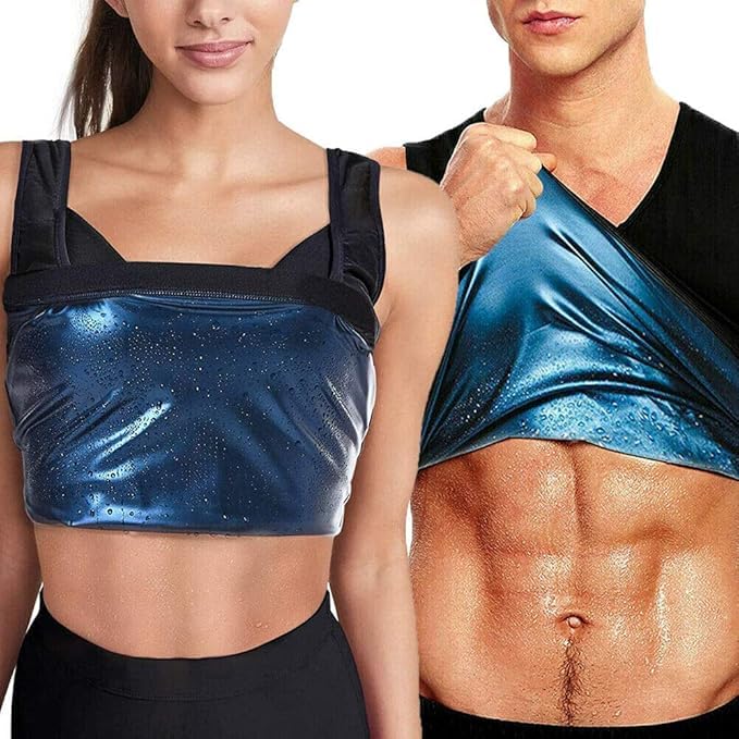 STARZONE Sweat Shapewear Vest for Men, Waist Trainer Tummy Reducer Body Shaper, Workout for Weight Loss Waist Body Slimming, Body Shaper and Slimming Vest for Weight Loss(Black)-image-46