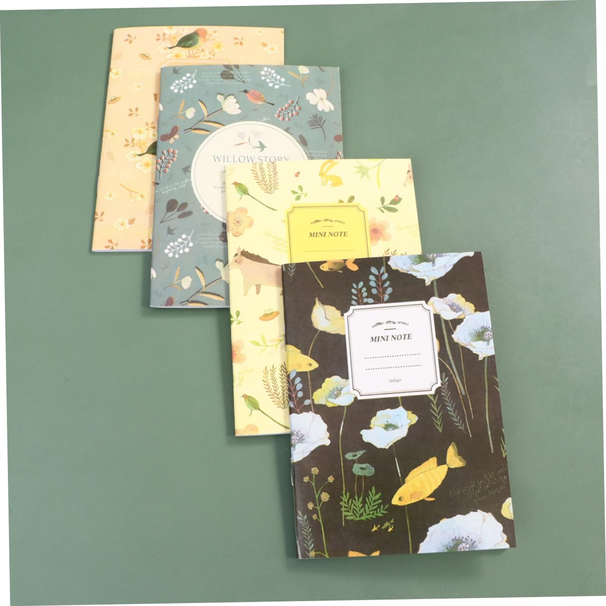 NUOBESTY 2 Ensembles Petit Carnet Mini Cahiers Carnet De Notes Journal Mini-livres Livre Planificateur Quotidien D'exercice De Pratique 50 Pièces * 2