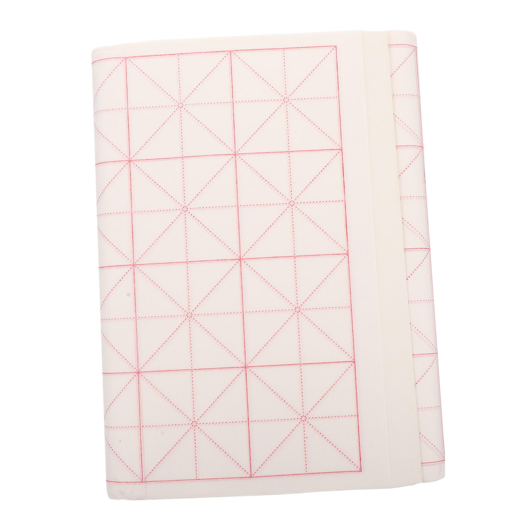 Anneome 100 Hojas de Papel de Arroz para Caligrafía Cuadrícula en Forma de Cruz, Papel Multiusos Blanco para Practicar Escritura y Dibujo en Casa