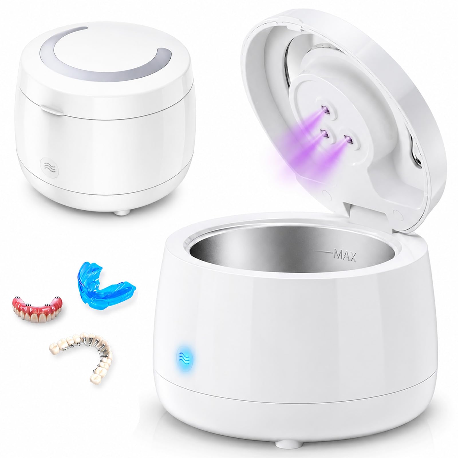Dentaclean Nettoyeur À Dentier Ultrasons, Dentaclean Nettoyeur Ultrasons (Blanc)