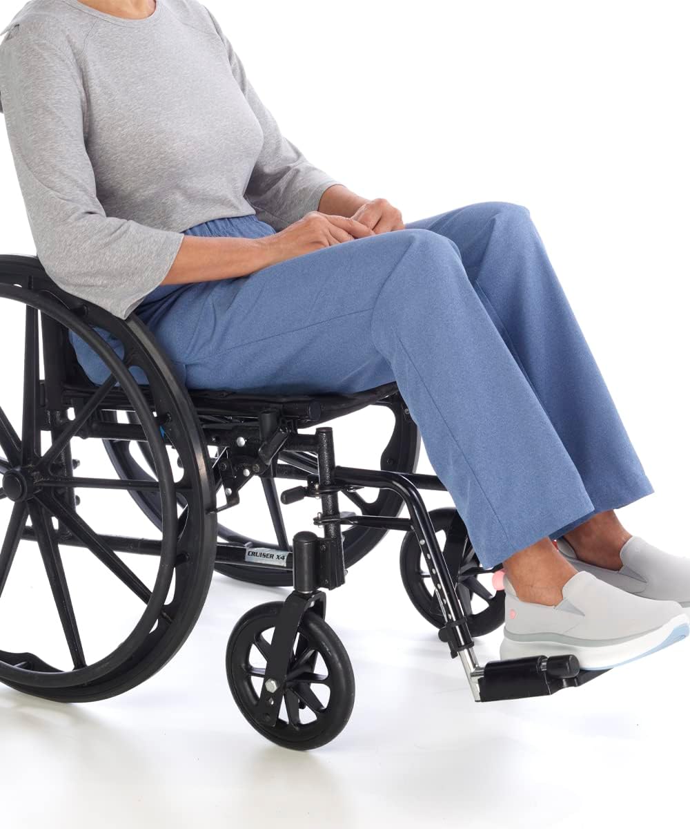 Silvert's Adaptive Clothing & Footwear Women’s Petite Open Back Gabardine Wheelchair Pant - Image 5