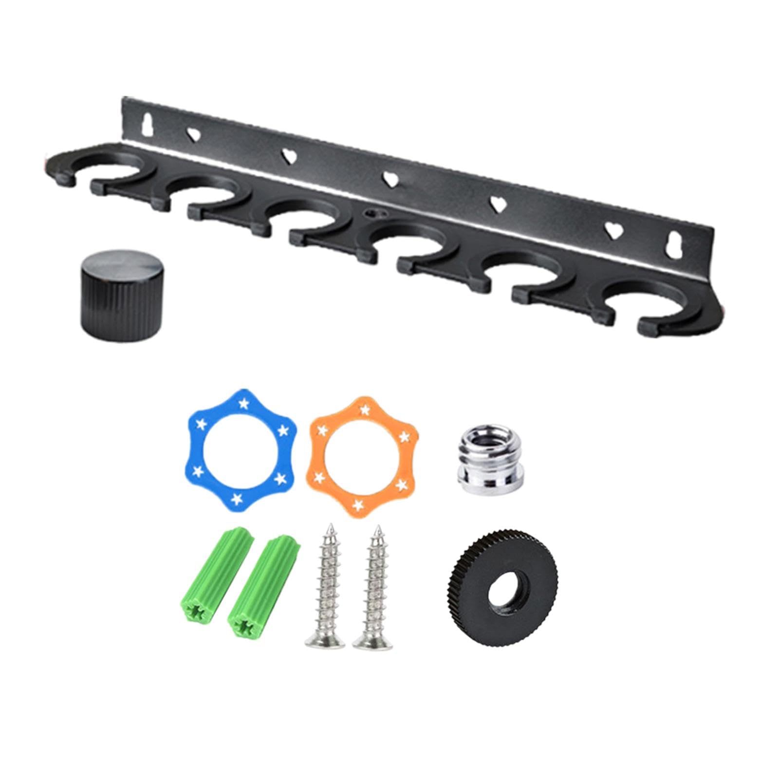 SECRET DESIRE Microphone Holder for Wall Mics Storage Hanger for Performance Recording 6 slot-image-38