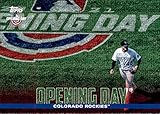 2022 Topps Opening Day Baseball Opening Day #OD-6 Colorado Rockies Official MLB Trading Card (Stock Photo shown, card is straight from Pack and Box in Near Mint to Mint Condition)