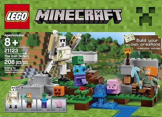 Image of Minecraft Iron Golem 21123 Multicolor (208 Pieces) - Shikshak Solutions