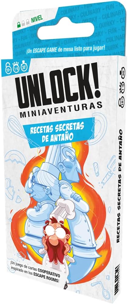 Portada de Unlock! Miniaventuras: Recetas Secretas de Antaño