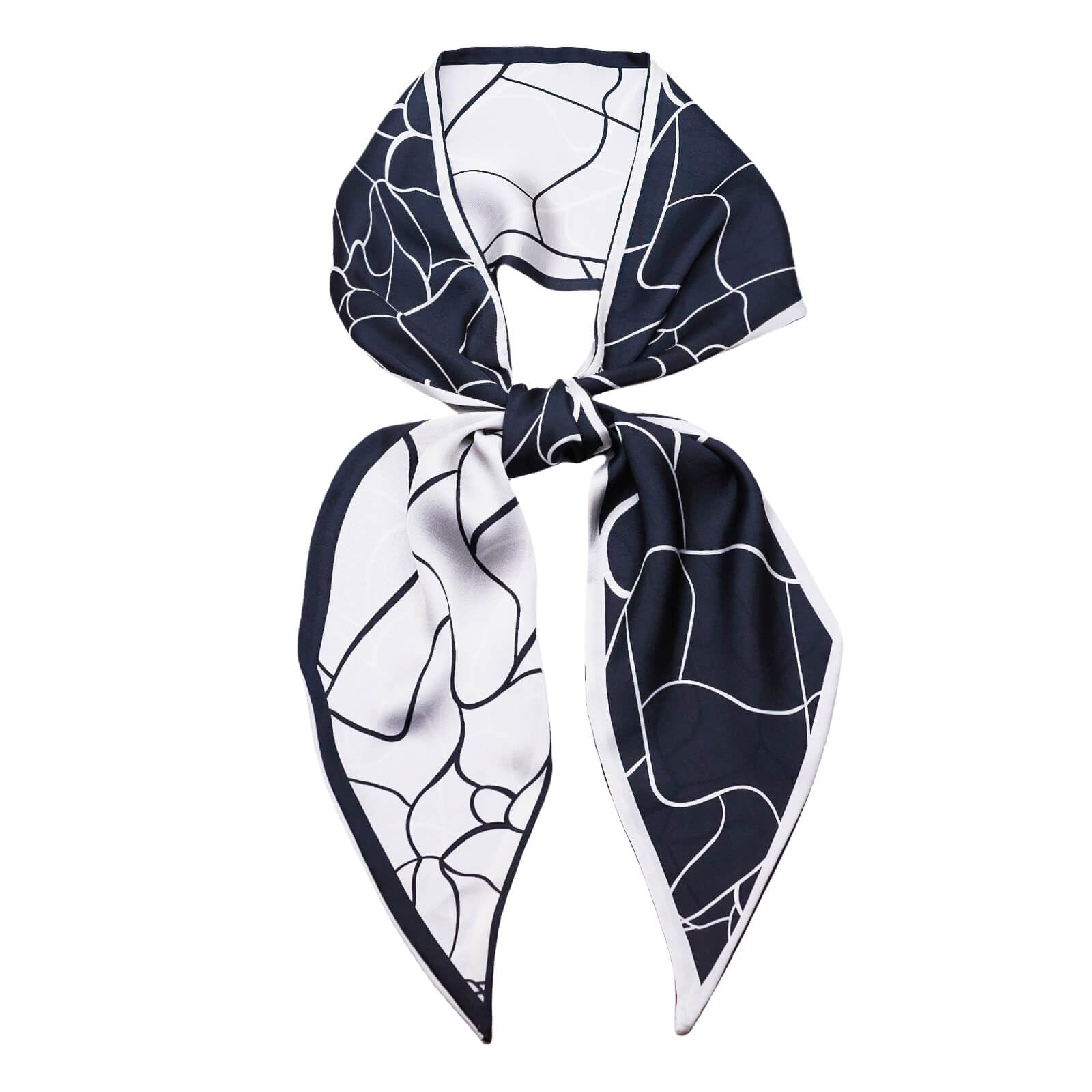 Silk Like Scarf for Women Neck Scarf Belt Satin Scarf for Hair Tie Fashion Purse Scarf for Handbag Accessories Charm